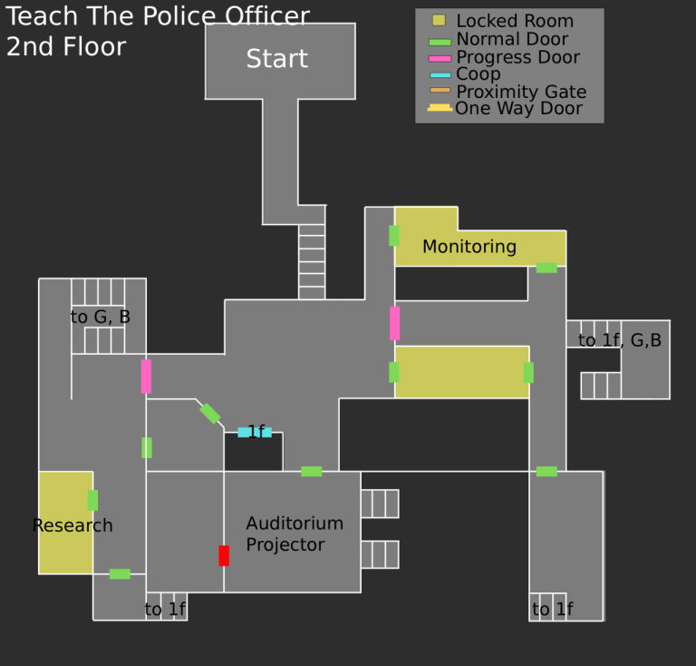 The Outlast Trials: Teach the Police Officer Map with Room Names ...